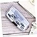Angoily Geometry Tools Set Metal Compass Ruler Triangle Protractor Pencil Eraser Sharpener Essential Kit for Students