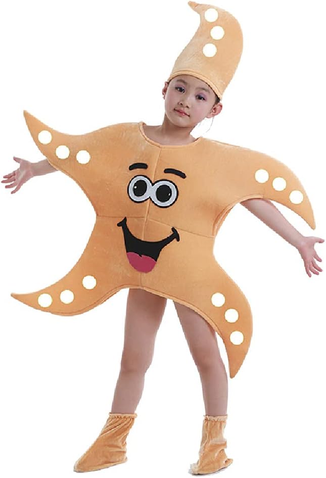 Quenny children's marine animal costume,seahorse octopus starfish crab Halloween dance costume.