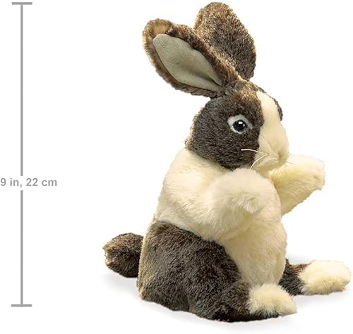 Miniatura 3 de Folkmanis – Marioneta de bebé conejo holandés marioneta de mano