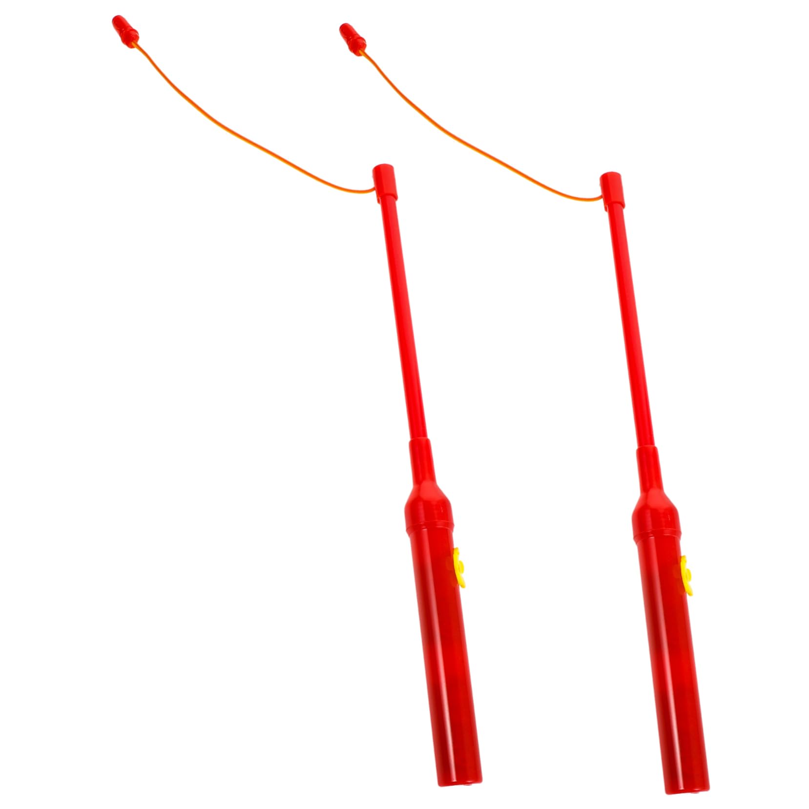 Kisangel 2pcs Handheld Lantern Stick Lightweight Plastic Light Rods for Boy Girl Crafts Electronic Festival Decor Outdoor Led Lantern Handle for Parties and Events