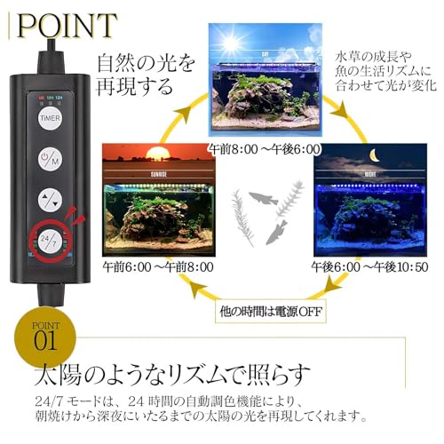 ビームテック(Beamtec) 水槽ライト アクアリウムライト AQUA60II の商品画像 3