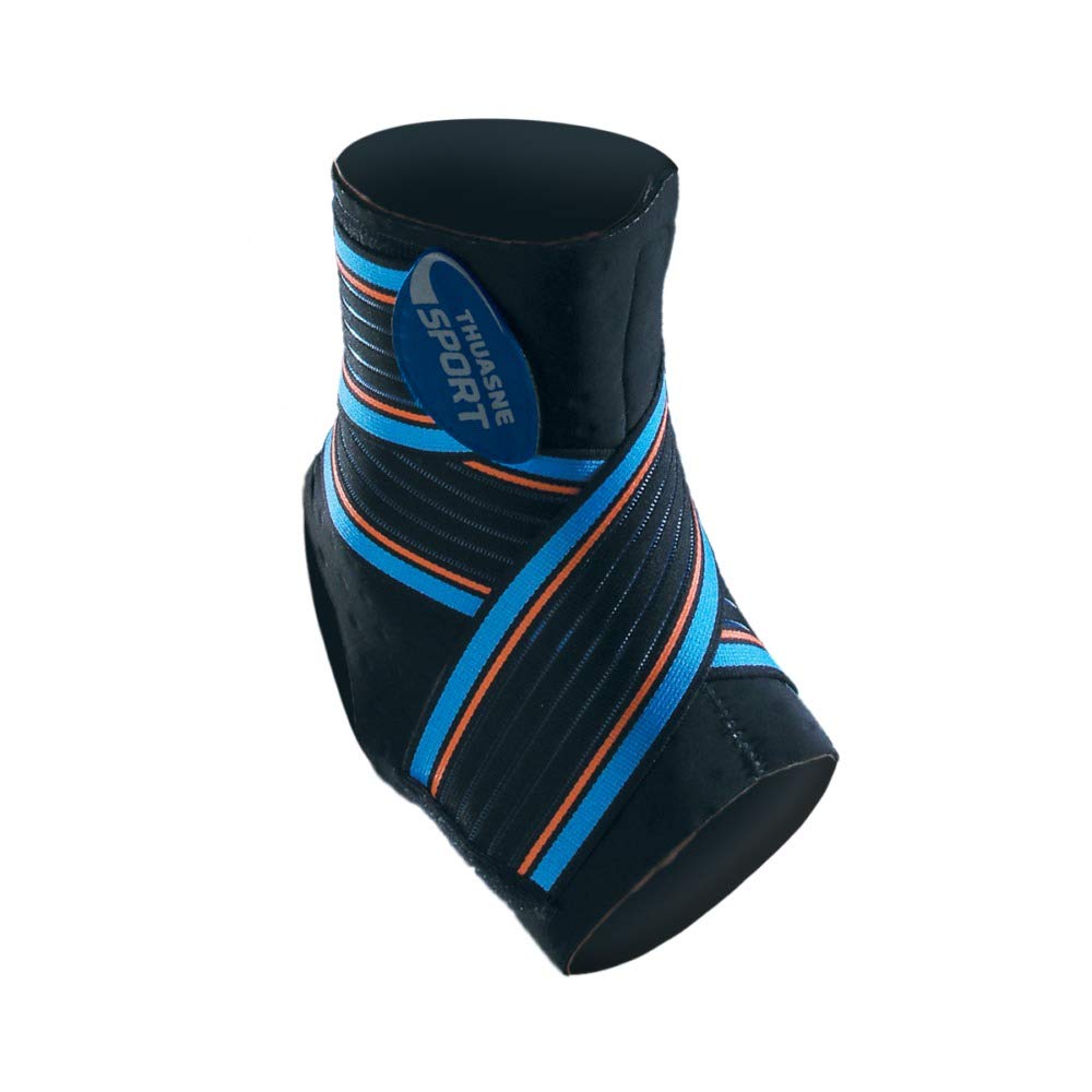 Strapping Ankle Brace Sport - Black/Blue/Orange - Size L