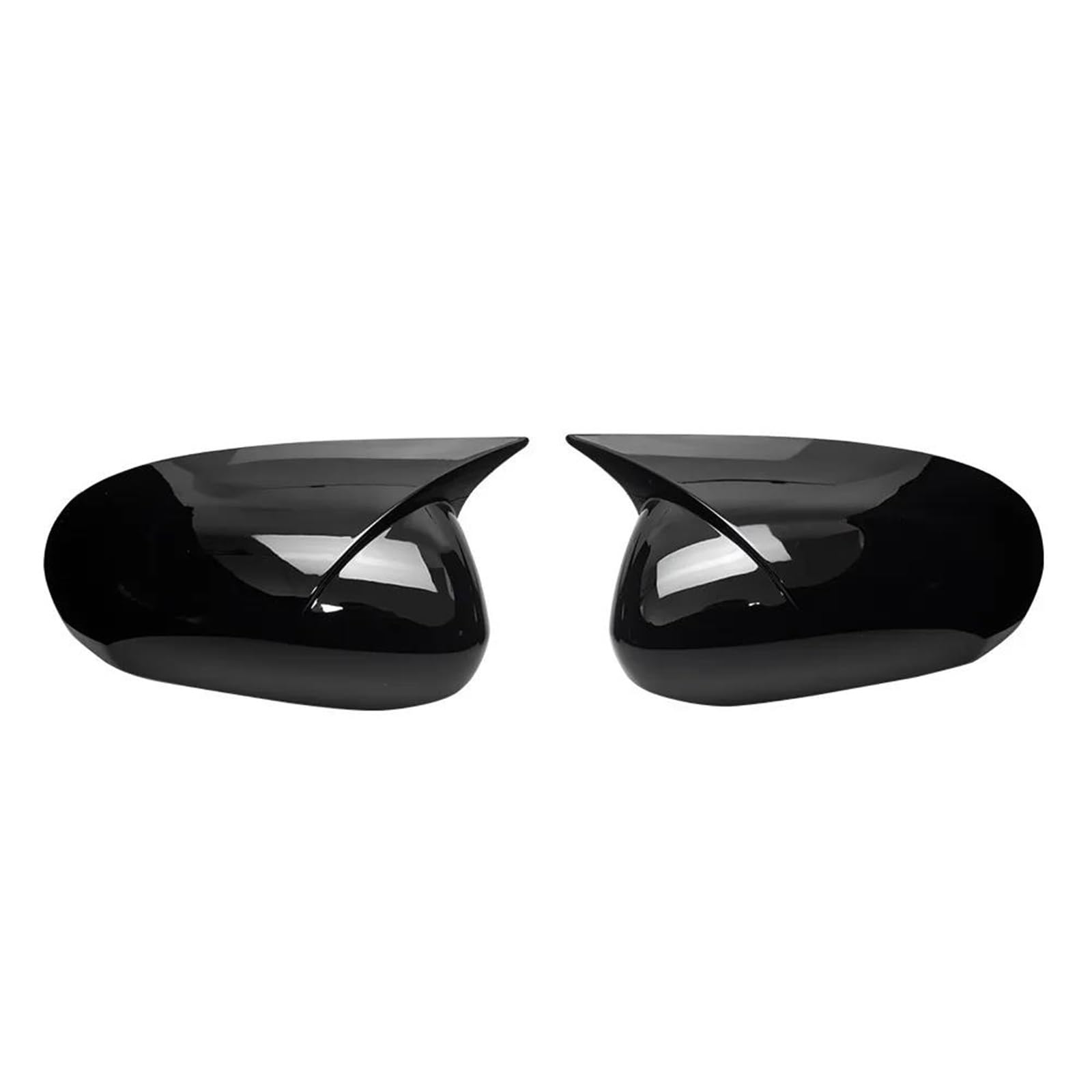 Yeskit Gloss Black For Kia For Sportage 2015-2022 2X Car Sticker Rearview Side Mirror Cover Wing Cap Exterior Case Trim Decoration(Gloss Black)