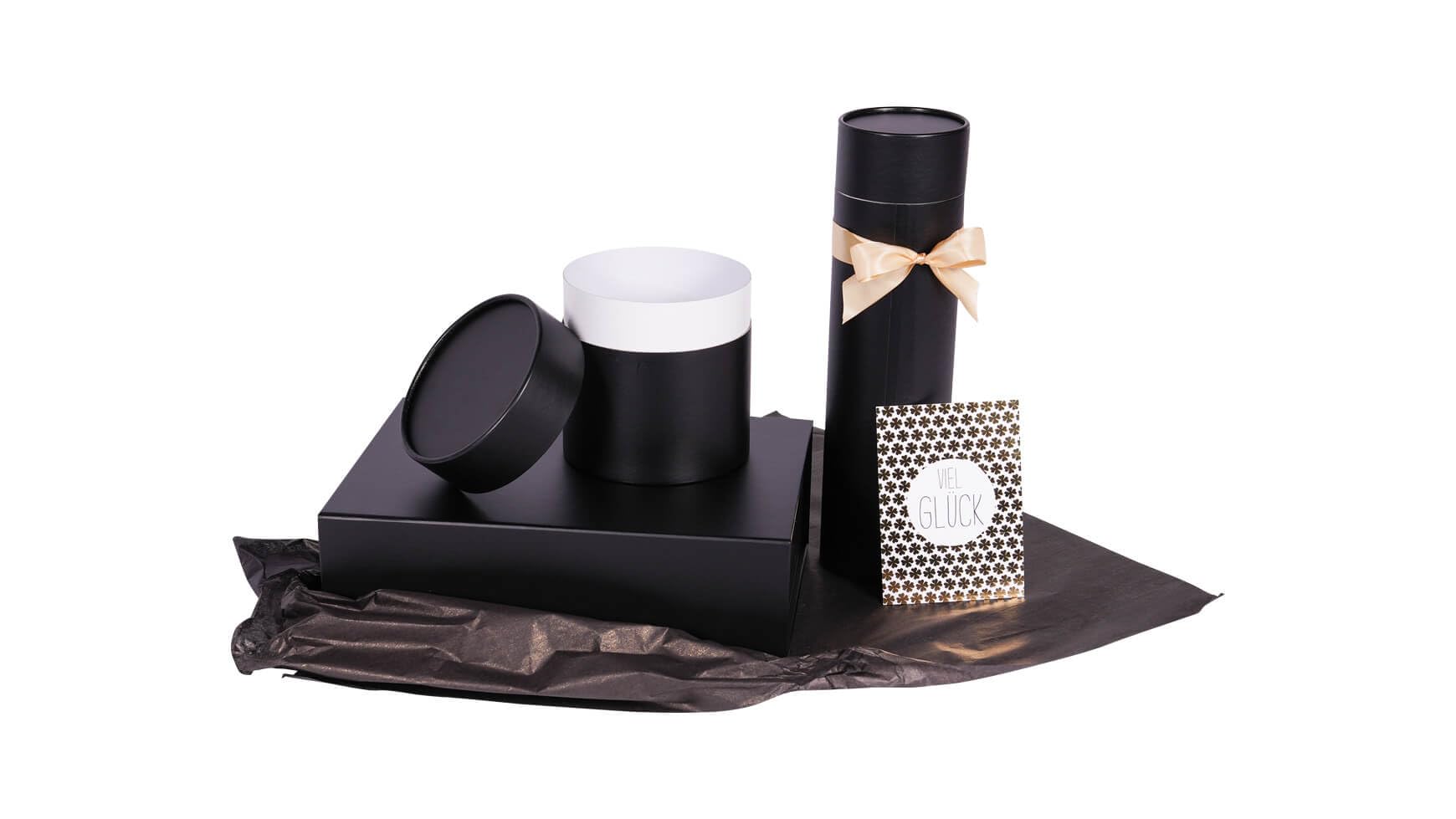 10x Magnetbox Geschenkbox Geschenkkarton "Oxford" 230 x 170 x 70 mm Magnetverschluss 120g/qm Schwarz hochwertige Geschenk-Verpackung