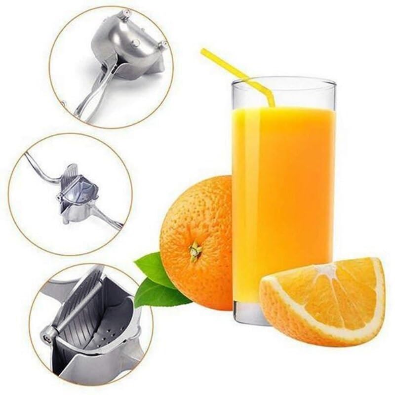 Handmatige sapcentrifuge roestvrij staal citrusvruchten citroenpers oranje handmatige sapcentrifuge granaatappel citroenpers (kleur: O
