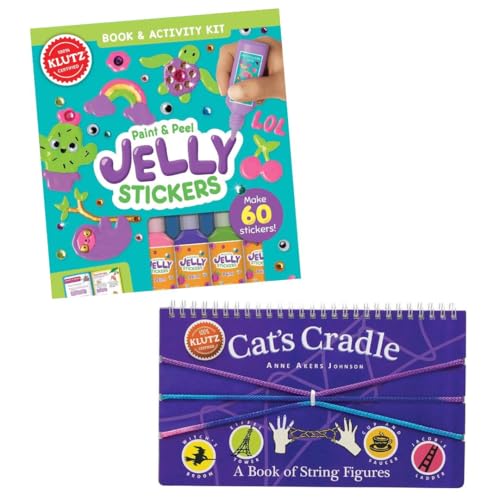 Klutz Kids Activity Bundle, Paint & Peel Jelly Stickers Kit