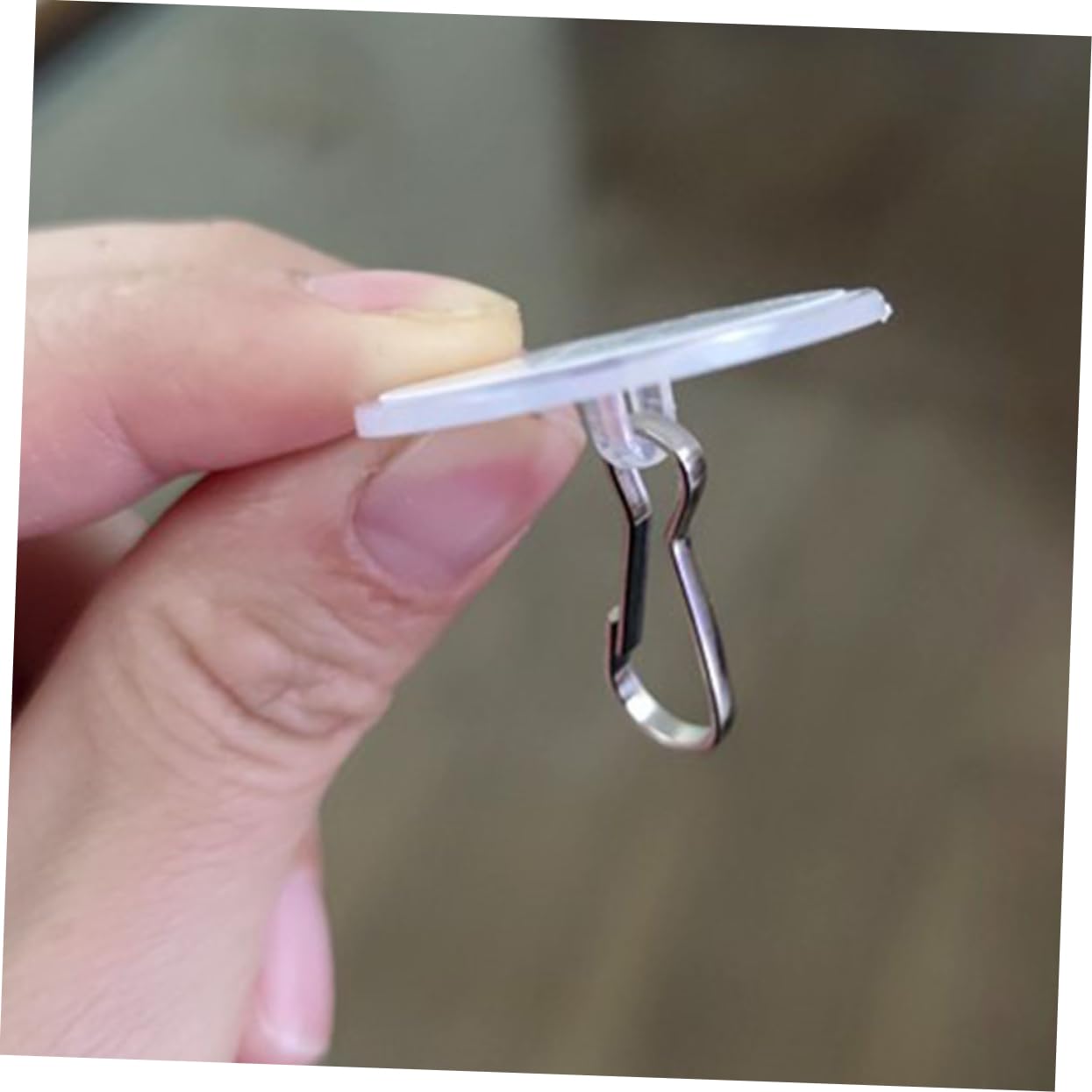 Alipis Ganchos Adhesivos Transparentes 100 Piezas, de Acero Inoxidable y Plástico, sin Taladro, Reutilizables, para Decoraciones de Boda y Navidad