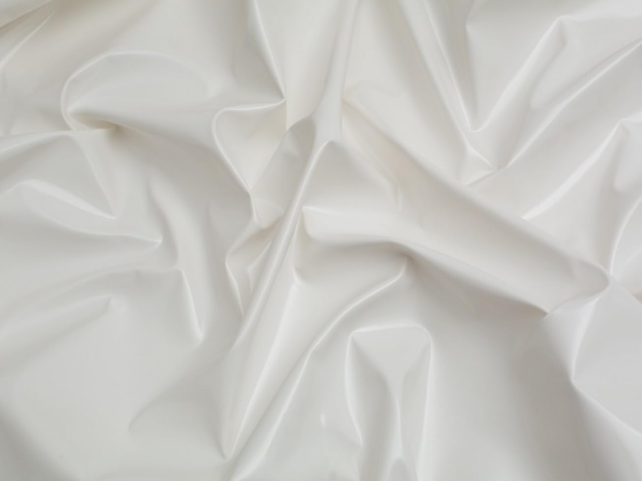 Minerva White Core Range Glossy Pvc Vinyl Fabric - Medium Weight & Suitable For Bag Making, Dressmaking, Upholstery - Approx Width: 140Cm / 56" - Sold Per Metre