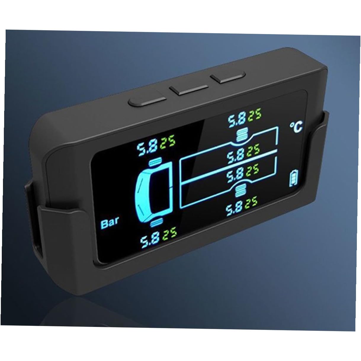 Sistema di Monitoraggio Pressione Pneumatici Sensori Esterni ABS 6 Pneumatici Wireless Solare per Camion e Autobus