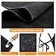 Kochschürze Herren Canvas,Arbeitsschürze Denim Schürze mit 3 Werkzeugtaschen mit Verstellbaren Cross Back Ledergurte Anti-Fouling Grillschürze für Barber Painter Handwerker Gärtner