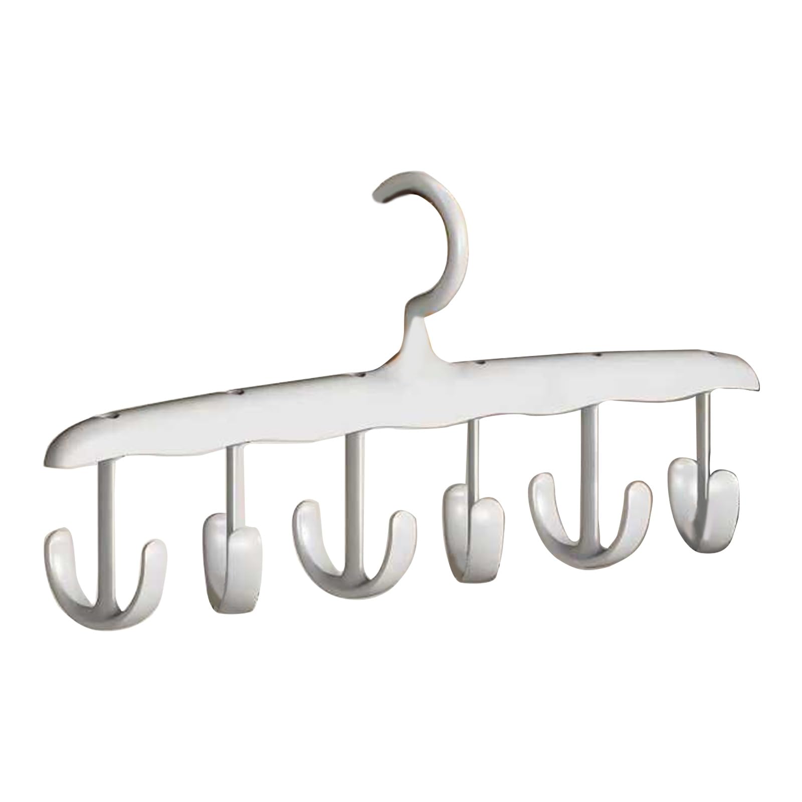 Jazuaiao Space Efficient Swivels Clothing Hanger Systems Easy Assembly Waved Hook Designs for Apartments Dorms Rotating Wardrobes Organizers