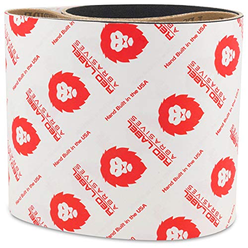 Red Label Abrasives 6 X 48 Inch 1000 Grit Silicon Carbide Sanding Belts, 2 Pack