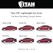 Titan Lightweight Poly 210T Car Cover for Compact Sedans 176-185