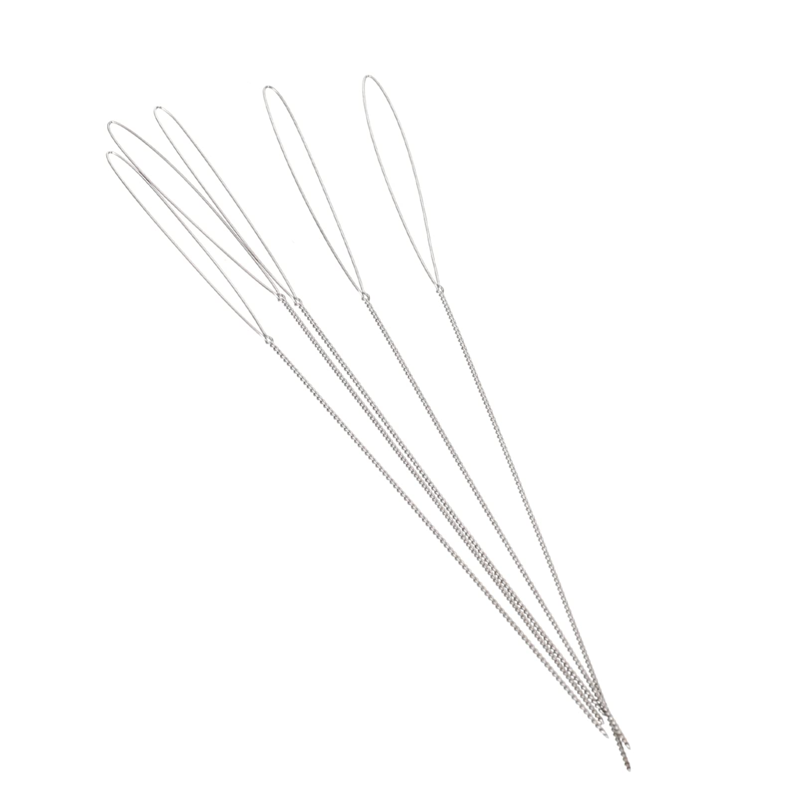 HOODANCOS Ergonomic Beading Needles Iron Wire 5pcs Set for DIY Arts Crafts Sewing Jewelry
