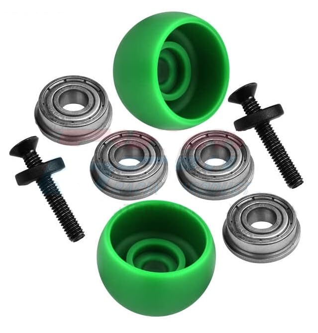 Palumma Ruote Di Bilanciamento Laterali Per LOSI 1/4 Promoto-MX – Accessori Modifica In Metallo E Plastica, Nero, Con Cuscinetti A Flangia - 2