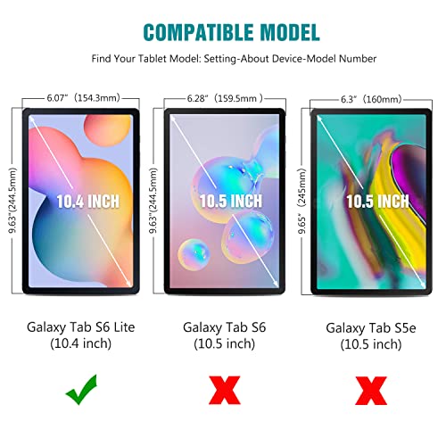 Apiker 2 Pack Hd Tempered Glass Screen Protector Compatible With Samsung Galaxy Tab S6 Lite 10.4 Inch With Alignment Frame #TOP2
