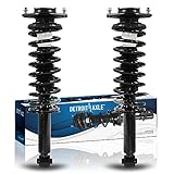 Detroit Axle - Rear 2pc Struts for 2009-2013 Subaru Forester, 2 Struts & Coil Spring Assembly 2010 2011 2012 Replacement Suspension Quick Install Ready Strut Shock Assembly