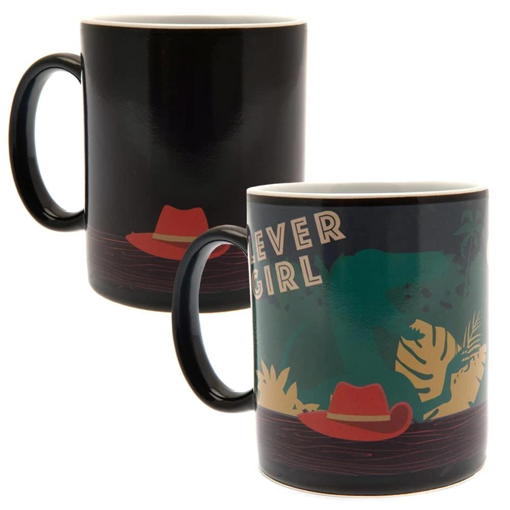 Gb Eye Girls Multicolour Jurassic Park Clever Heat Change Mug