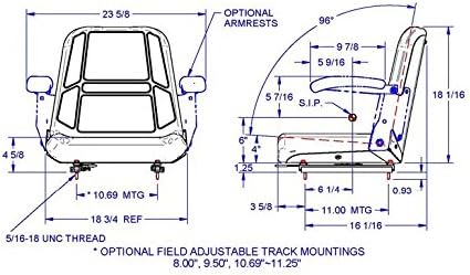Asiento para Cortacésped Rotary 14845 con Apoyabrazos miniatura 2