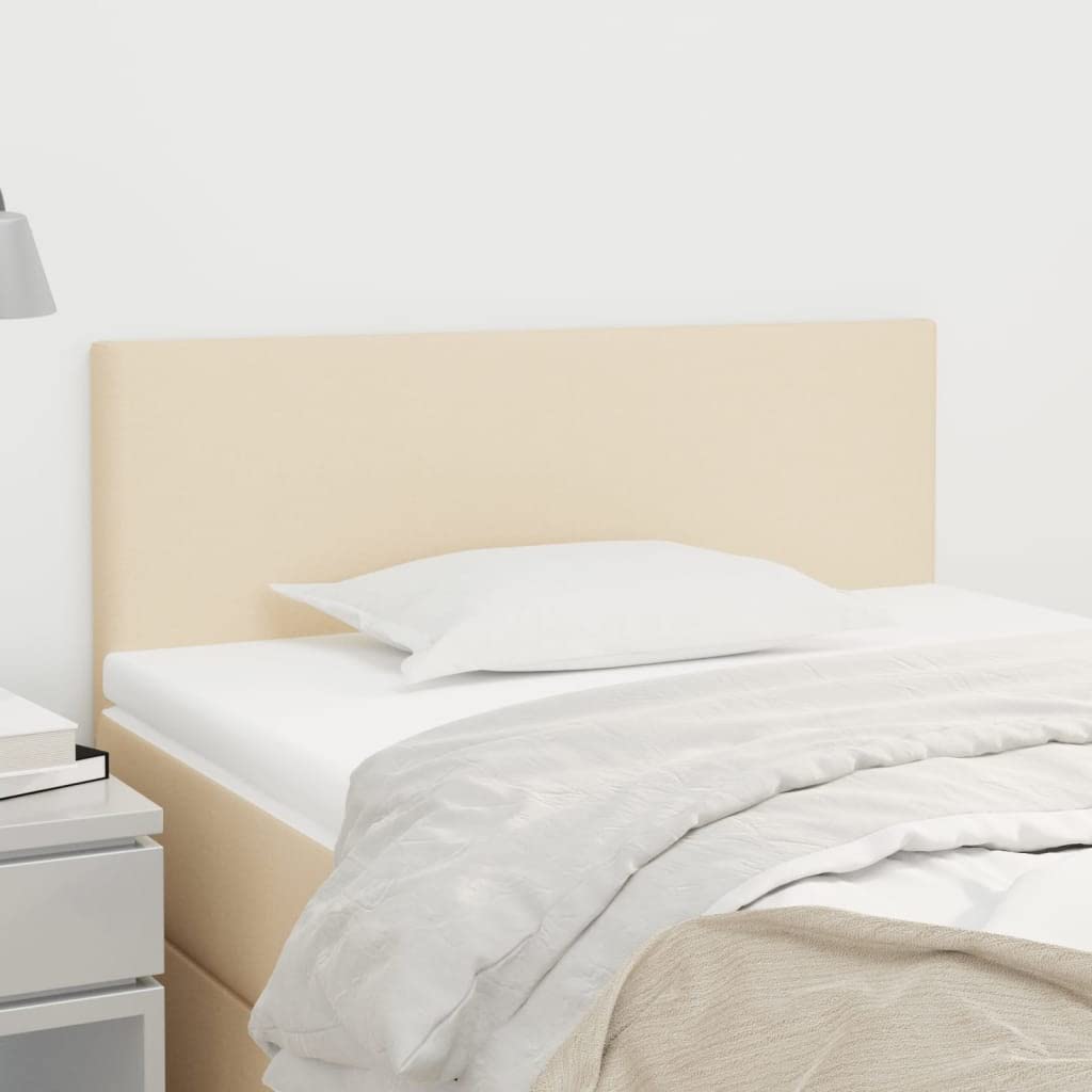 vidaXL Tête de lit Crème 90x5x78/88 cm Tissu