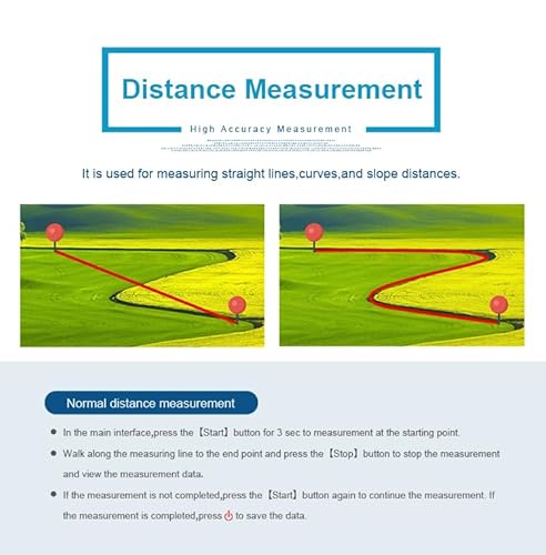 wanggan Handheld GPS Land Meter, GNSS Receiver with Color Screen for Area Measurement,Farmland,Field Survey - Image 7
