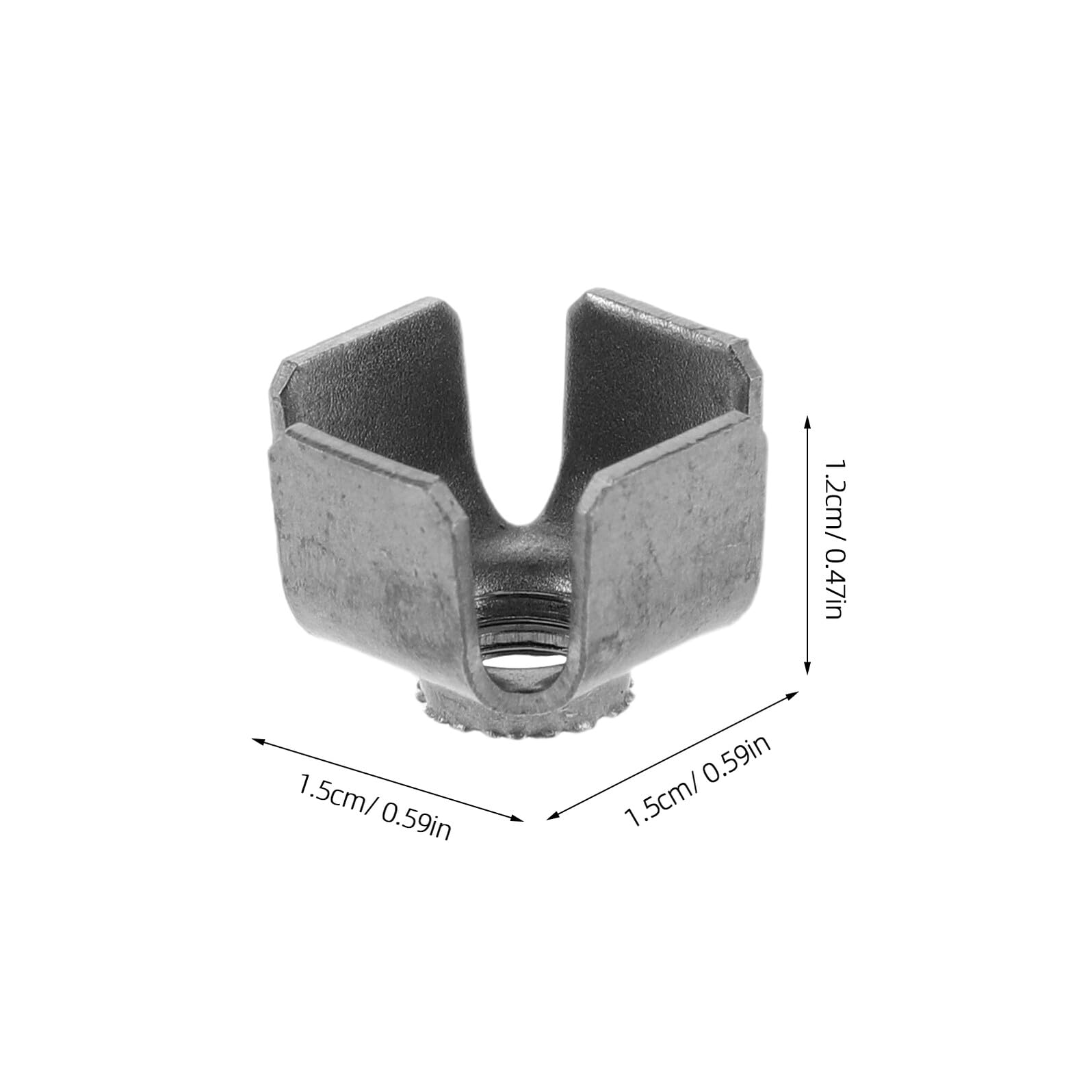 KOMBIUDA Écrous à Insert Fileté M6 200 et Protection du Filetage 200pcs, Connexion Soudée Stable pour Tube Carré en Fer pour Meubles et Machines