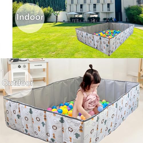 Bällebad Bällepool Ballgruben Für Baby Kinder Faltbare Spielplatz Quadrat Spielbad