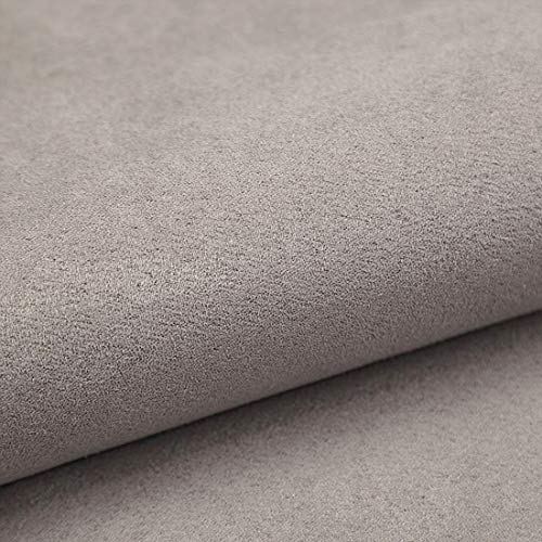 HEKO PANELS Alcala Antara Polsterstoff Möbelstoff Meterware - z.B. Stoff für Stühle oder Eckbank Bezug- Hellgrau