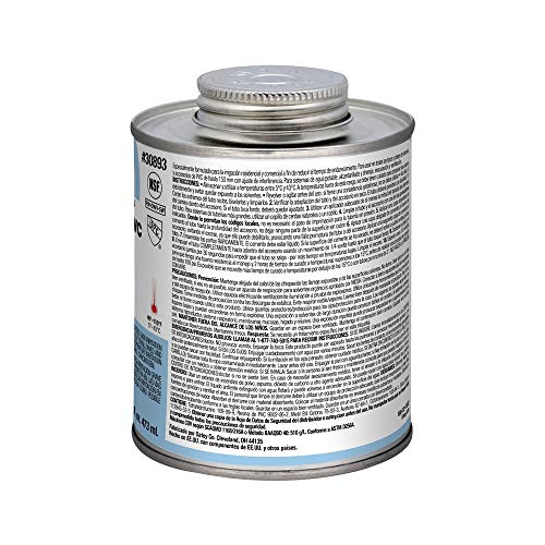 Oatey 30893 Pvc Rain-R-Shine Cement, 16-Ounce, Blue #TOP5