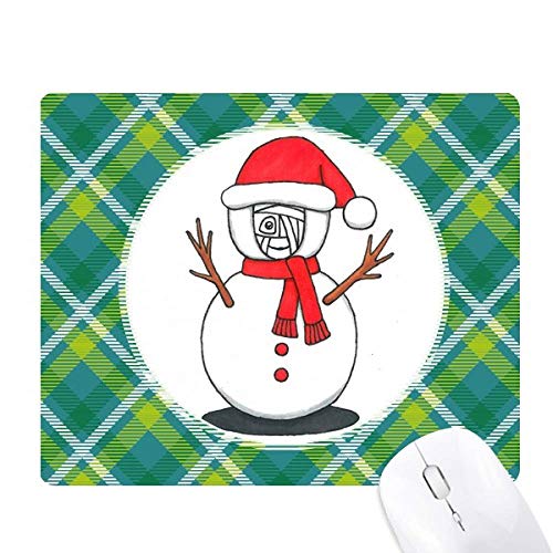 Tapis de souris le bonhomme de neige horus évite les glissements de souris