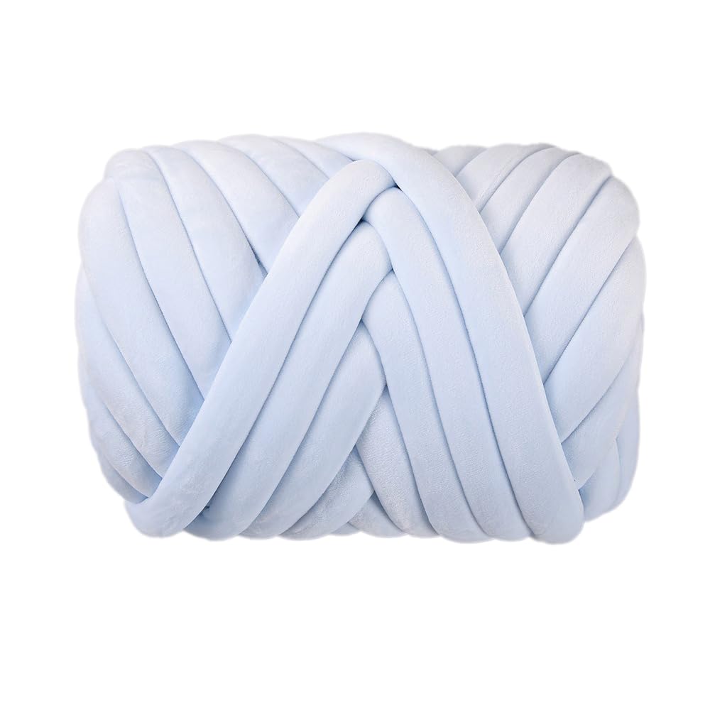 Gruba włóczka wełniana, 1000 g, Chunky XXL Yarn do dziergania na ręce, przędza do dziergania na ręce, nieporęczna przędza dla początkujących, do szydełkowania, koców, poduszek, kosza dla zwierząt