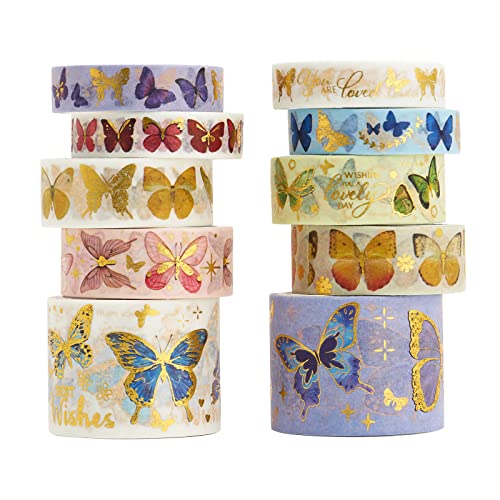 Washi Tape Decorativo - Rotolo Da 10m X 5cm Per Journal, Regali E DIY, Design Via - Foto 7