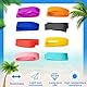 8 Stück Strandtuchhalter Clips, Dehnbar Handtuchbänder für Strandkörbe Bunte Handtuchbänder Strand für Strandkörbe Pool-Schwimmurlaub Strandzubehör