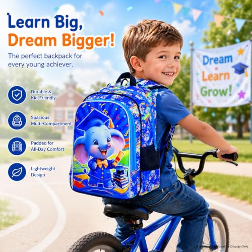 Image of AGSDON 3PCS Backpacks for Girls, 16 inch Elementary Kids Backpack Preschool School Bookbags and Lunch Box