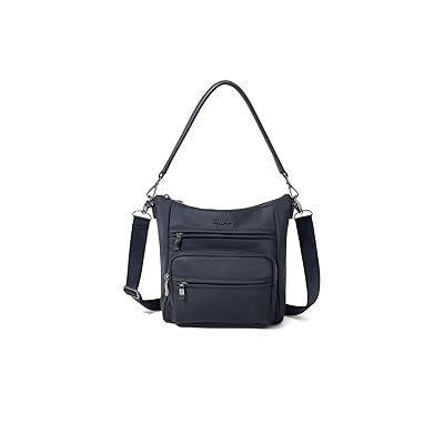 Baggallini Nolita Convertible Crossbody Cross Body Handbags French Navy Twill, Nylon