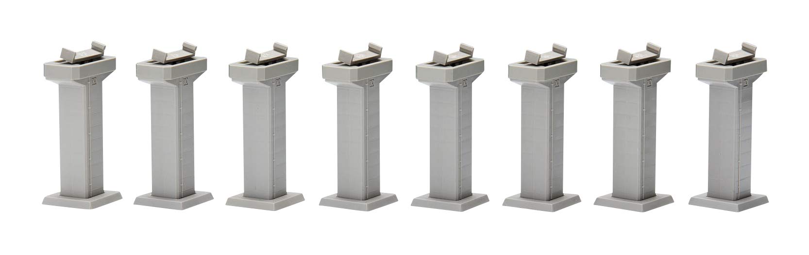 TomyTEC 972359 N-Pilares de hormigón P10, 55 mm, 8 Unidades de Ancho de vía N (Hasegawa 3235)