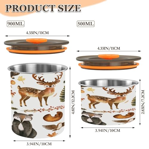 Envase de Café Hermético Acero Inoxidable 30oz miniatura 2