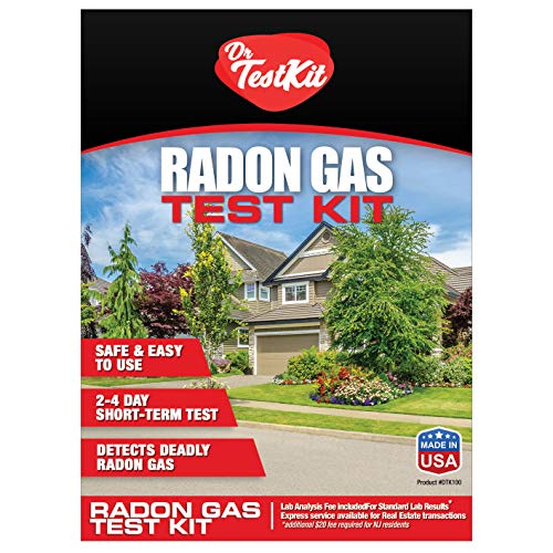 Radon Test Kit for Home - DIY Radon Test kit Includes 2 EPA Approved Radon Detectors, Radon Lab Analysis, Pre-Paid Return Mailer, Emailed Radon Results within 1 Week and Free Expert Radon Consultation