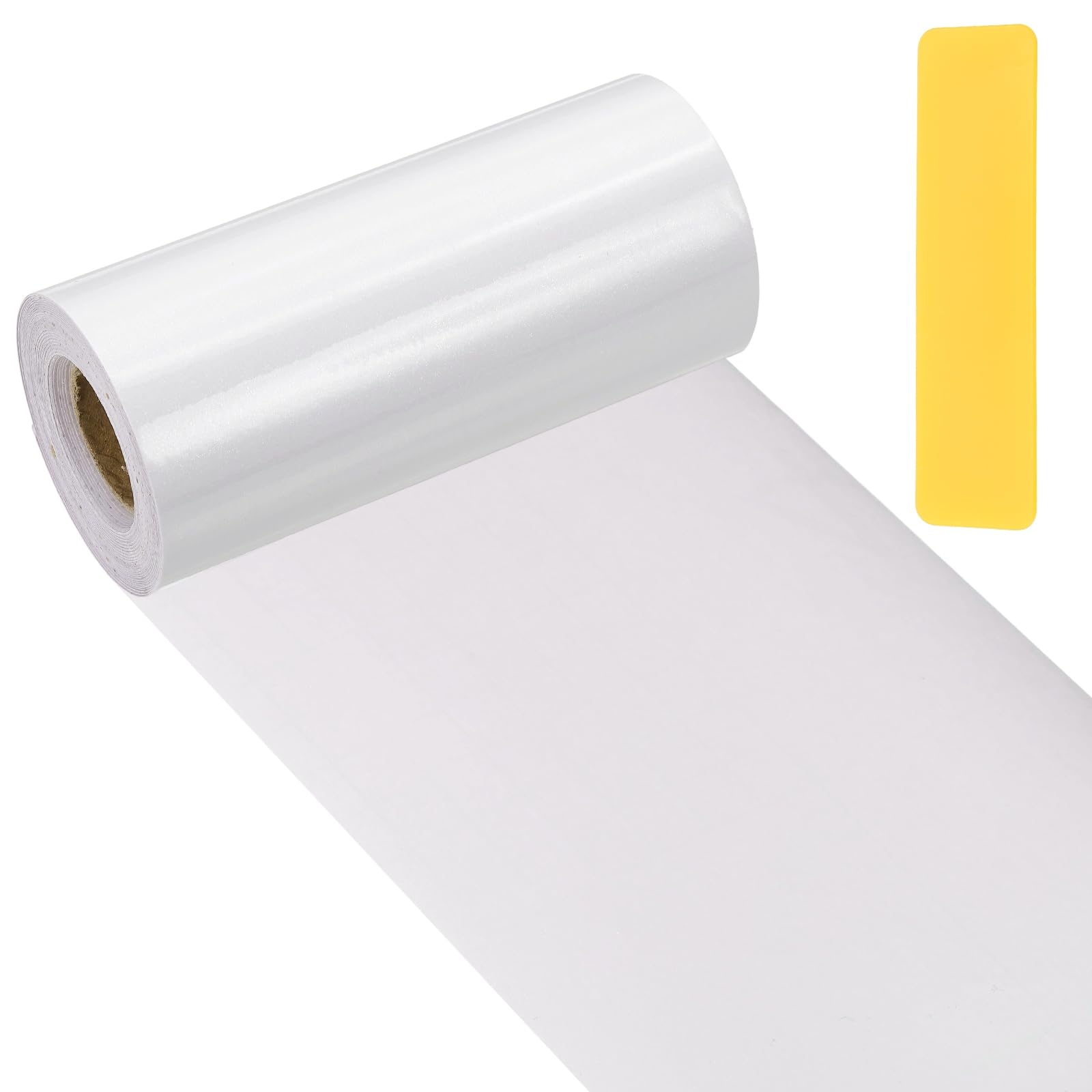 PATIKIL Wood Grain Repair Tape 4.7x33', Self Adhesive Realistic Textured Repair Patch Peel and Stick Wood Tape with Scraper for Floor Door Window