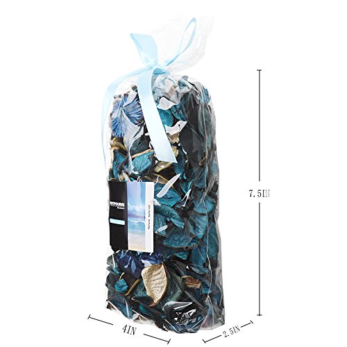 image for Qingbei Rina Potpourri Bags,Ocean Breeze Scented Potpourri Dried Flowe