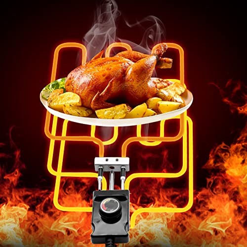 1500 Watt Heating Element Compatible With Masterbuilt Electric Smoker And Grill, With Adjustable Thermostat Cord Controller, Replacement Parts For Masterbuilt Smokers & Turkey Fryers #TOP4