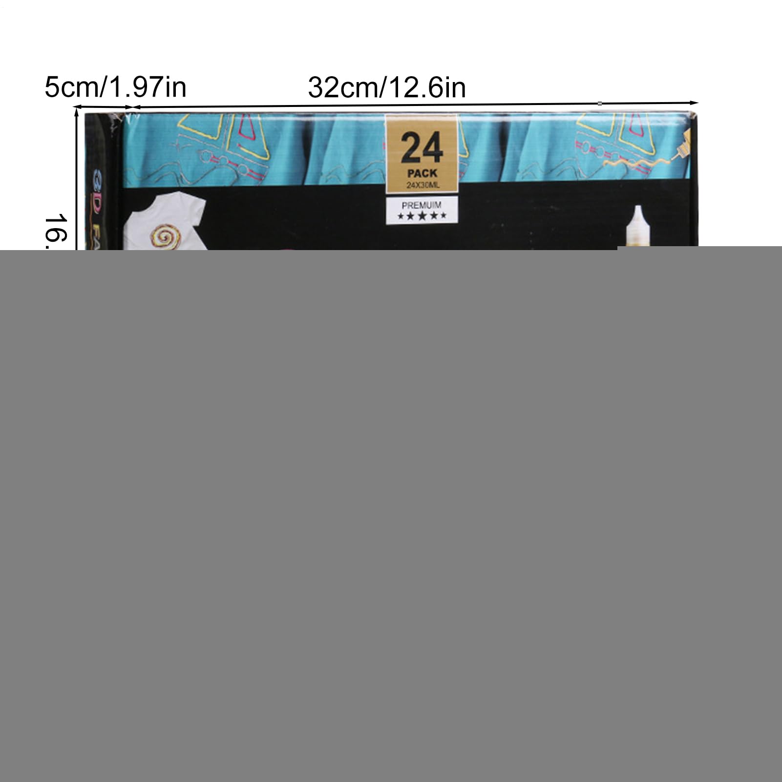 Textilfarbe Für Kleidung 24 Farben Leinwand Mal Set