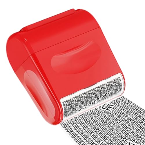 ID Protector Tintenroller - Vertraulichkeitssiegel Zum Abdecken Persönlicher Daten | Informationsschutz Roller Gegen Datenmissbrauch Für Post Rechnungen Dokumente Bürobedarf