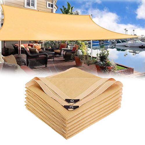 Filet d'ombrage durable 7,9 x 9,1 m avec structure haute densité - 2