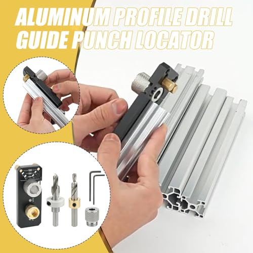 Guide de perceuse d'extrusion d'aluminium pour stopper les perçages de travers - 2