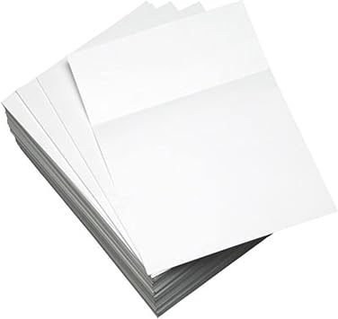 Domtar Lettermark النافثة للحبر المثقوبة والمثقبة، نسخة ليزر وورق متعدد الأغراض - أبيض