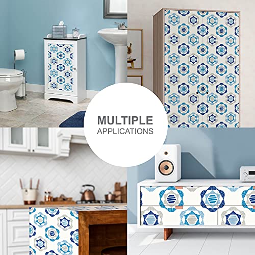 Image of Amazon Brand - Solimo PVC Self-Adhesive Wallpaper, Abstract, 41cm x 4.56m