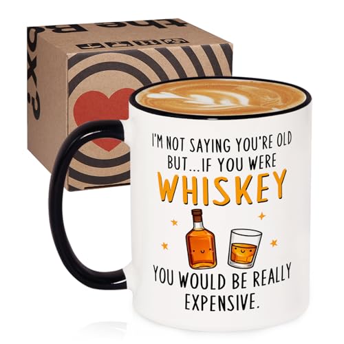 Taza de cerámica Aurahouse con diseño Whiskey 11 oz miniatura 7