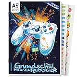 Häfft® Hausaufgabenheft Grundschule 2026 2027 A5 mit Datum 