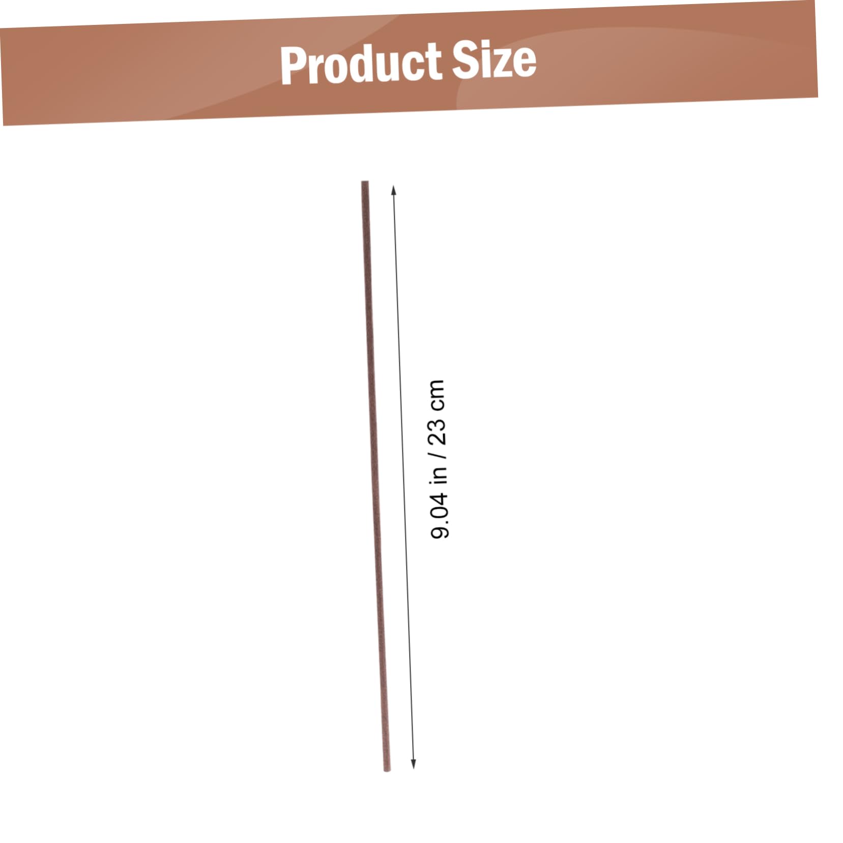 Luxshiny Rattan Fragrance Diffuser Set 30pcs Sticks 23cm Length Coffee Brown No Fire Home Aroma Decorative